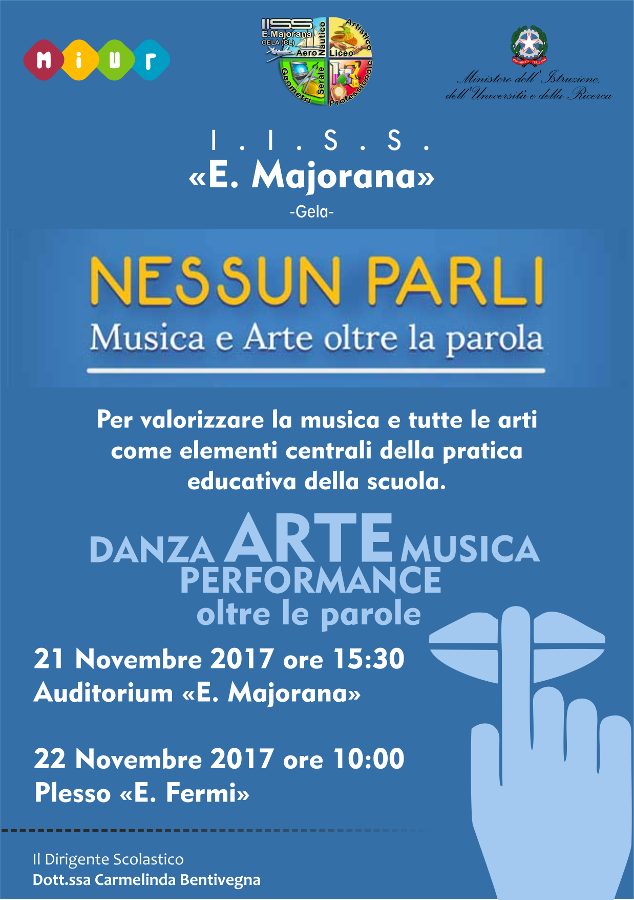 Nessun parli locandina